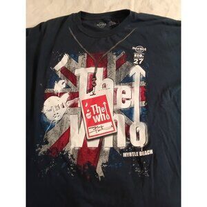 The Who That's Who Hard Rock Cafe Signature Series 27 T-Shirt Size Large